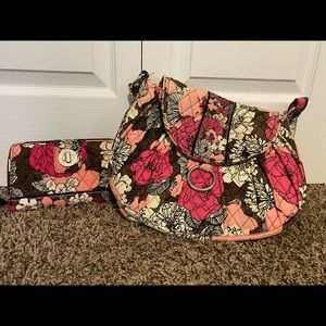 Vera Bradley Purse and Wallet Set